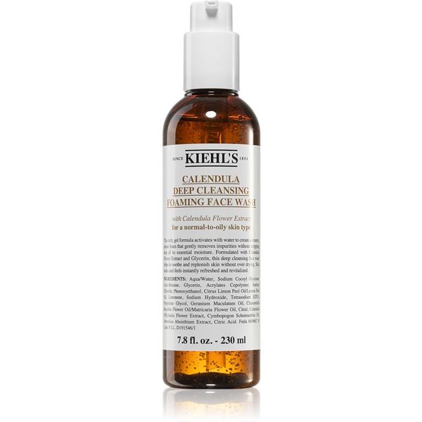 Kiehl's Kiehl's Calendula Deep Cleansing Foaming Face Wash gel za obraz za globoko čiščenje 230 ml