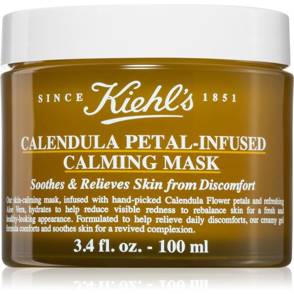 Kiehl's Kiehl's Calendula Petal Calming Mask vlažilna maska za obraz za vse tipe kože 100 ml
