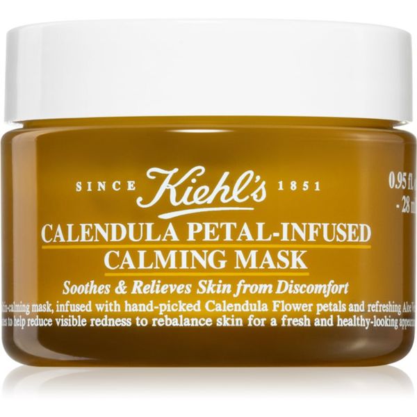 Kiehl's Kiehl's Calendula Petal Calming Mask vlažilna maska za obraz za vse tipe kože 28 ml