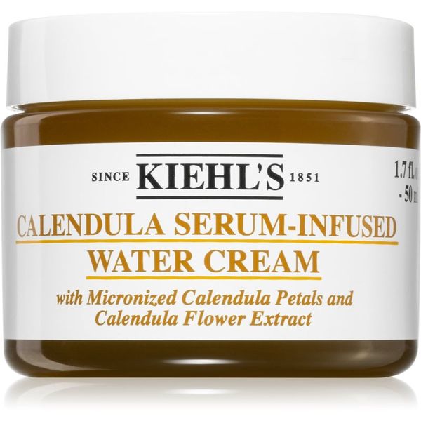 Kiehl's Kiehl's Calendula Serum-Infused Water Cream lahka vlažilna dnevna krema za vse tipe kože, vključno z občutljivo kožo 50 ml