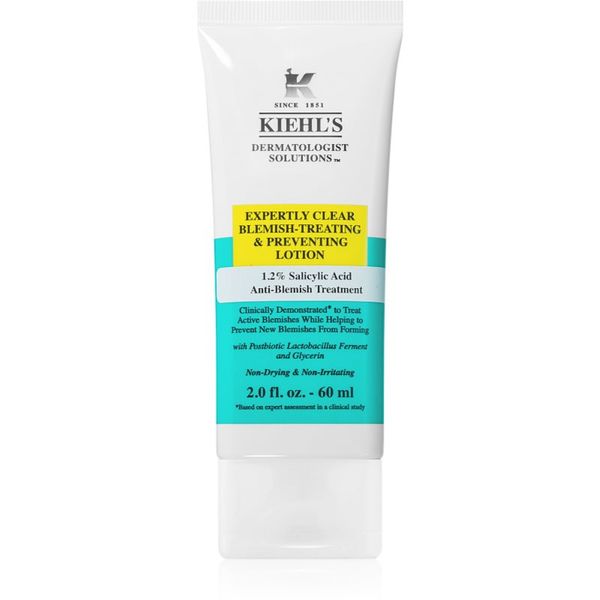Kiehl's Kiehl's Dermatologist Solutions Expertly Clear Blemish-Treating & Preventing Lotion krema za obraz za aknasto kožo za ženske 60 ml