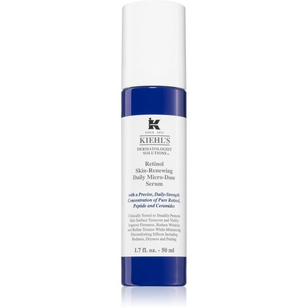 Kiehl's Kiehl's Dermatologist Solutions Retinol Skin-Renewing Daily Micro-Dose Serum serum z retinolom proti gubam za vse tipe kože, vključno z občutljivo kož