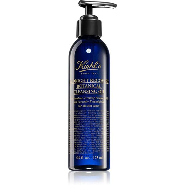 Kiehl's Kiehl's Midnight Recovery Botanical Cleansing Oil olje za odstranjevanje ličil za vse tipe kože, vključno z občutljivo kožo 175 ml