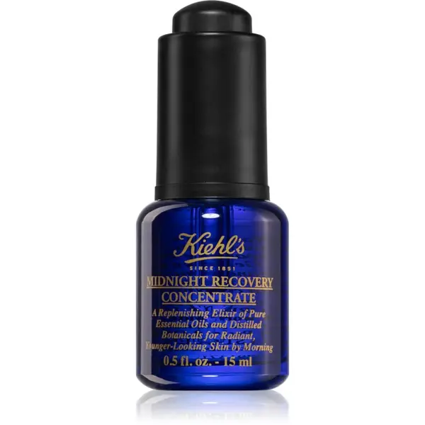 Kiehl's Kiehl's Midnight Recovery Concentrate nočni regeneracijski serum za vse tipe kože, vključno z občutljivo kožo 15 ml