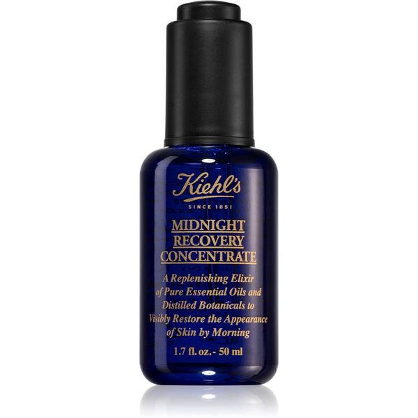 Kiehl's Kiehl's Midnight Recovery Concentrate nočni regeneracijski serum za vse tipe kože, vključno z občutljivo kožo 50 ml