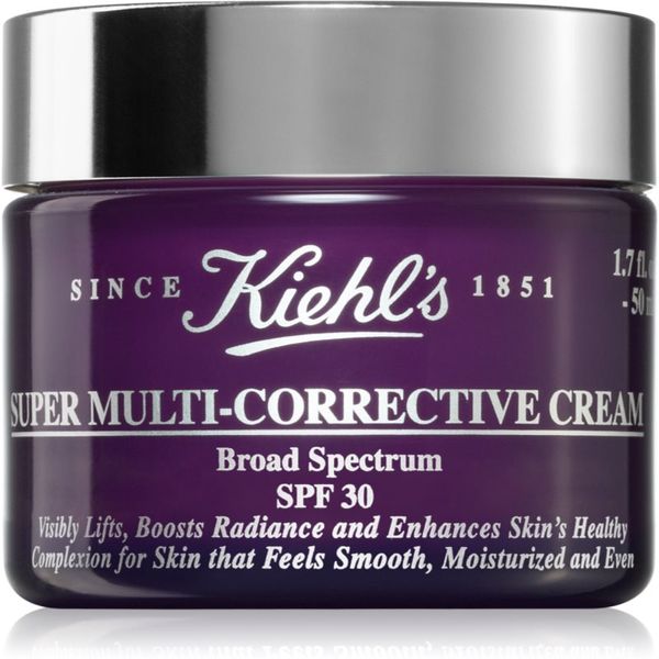 Kiehl's Kiehl's Super Multi-Corrective Cream dnevna krema proti gubam za vse tipe kože, vključno z občutljivo kožo SPF 30 50 ml