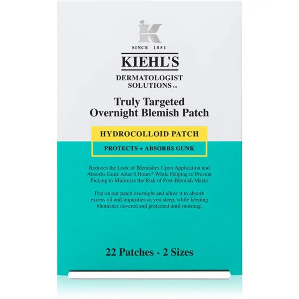 Kiehl's Kiehl's Truly Targeted Overnight Blemish Patch obliži za problematično kožo za ženske 22 kos