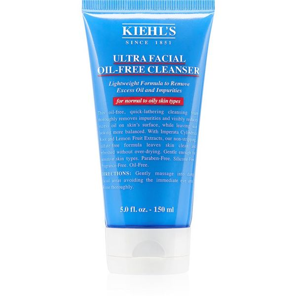 Kiehl's Kiehl's Ultra Facial Oil-Free Cleanser osvežilna čistilna pena za normalno do mastno kožo 150 ml