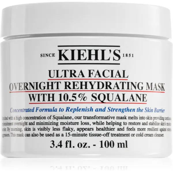Kiehl's Kiehl's Ultra Facial Overnight Rehydrating Mask nočna maska za obnovo kože 100 ml