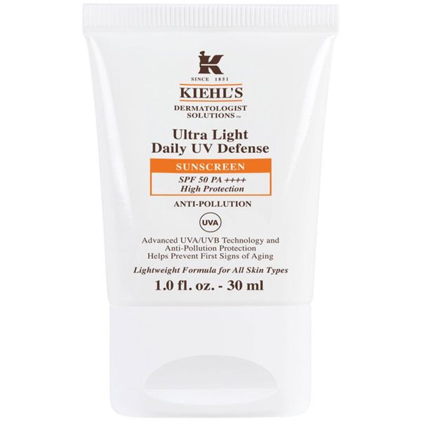 Kiehl's Kiehl's Ultra Light Daily UV Defense ultra lahki zaščitni fluid za vse tipe kože, vključno z občutljivo kožo SPF 50+ 30 ml