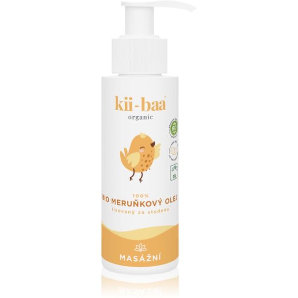 kii-baa® organic kii-baa® organic 100% Bio Oil Apricot masažno olje za otroke od rojstva 100 ml