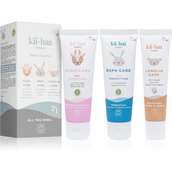 kii-baa® organic kii-baa® organic Baby Baby Cream Set darilni set (za otroke od rojstva)