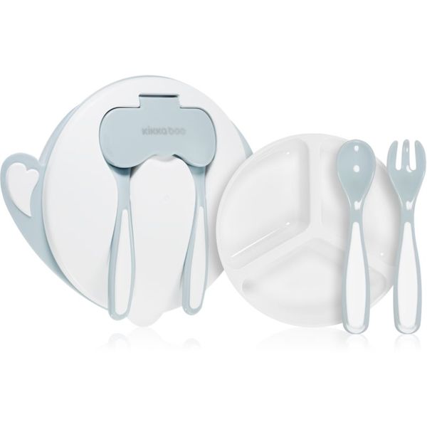 Kikkaboo Kikkaboo Baby Bowl 4 in 1 skledica 4 v 1 6 m+ Blue 1 kos