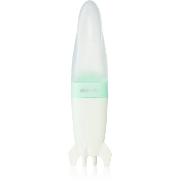 Kikkaboo Kikkaboo Rocket steklenička z žličko 4 m+ Mint 90 ml