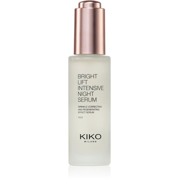 KIKO Milano KIKO Milano Bright Lift Intensive nočni serum proti gubam z regeneracijskim učinkom 30 ml