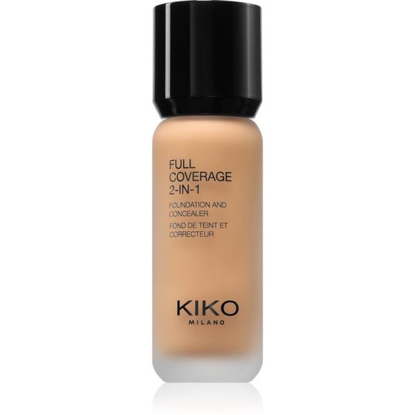 KIKO Milano KIKO Milano Full Coverage 2-In-1 puder in korektor 2 v 1 odtenek 40 Warm Beige 25 ml