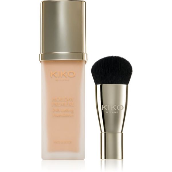 KIKO Milano KIKO Milano Holiday Première dolgoobstojni tekoči puder vodoodporna odtenek 02 Beige 28 ml