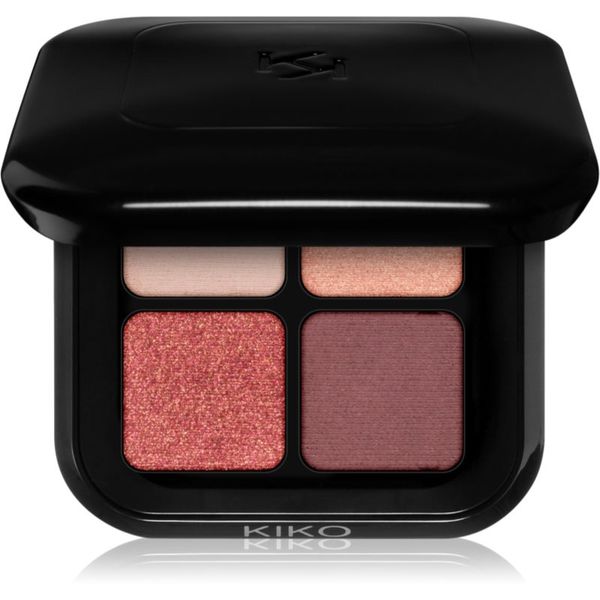 KIKO Milano KIKO Milano New Bright Quartet paleta senčil za oči odtenek 03 Burgundy Variations 3.5 g