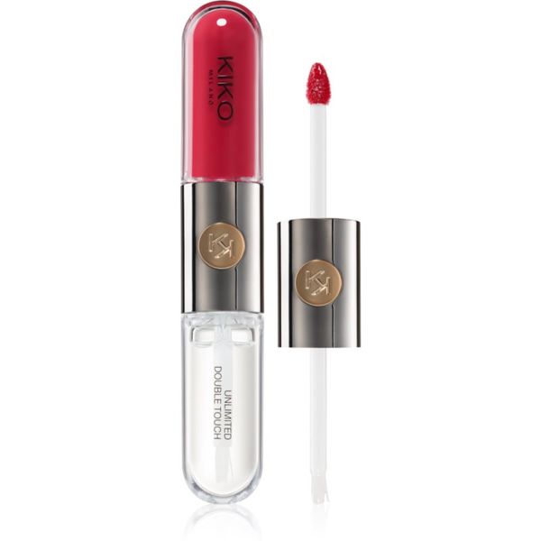 KIKO Milano KIKO Milano Unlimited Double Touch dolgoobstojna tekoča šminka odtenek 108 Satin Currant Red 6 ml