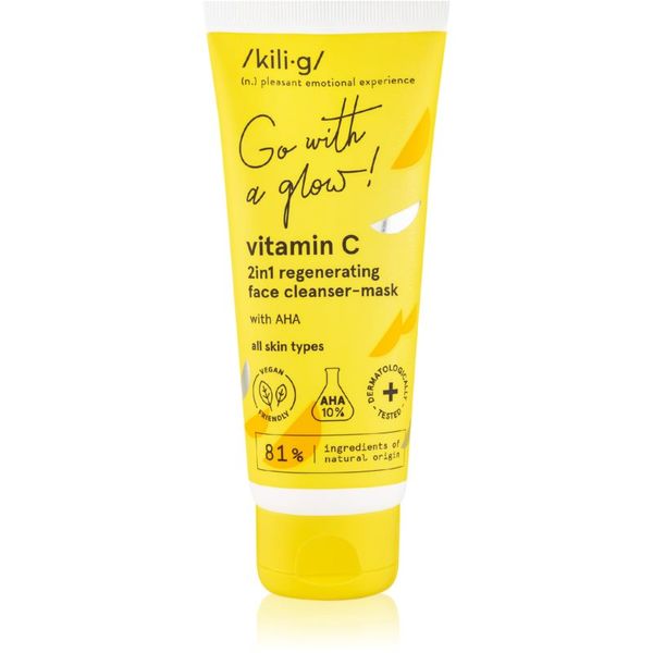 Kilig Kilig Vitamin C čistilna maska z AHA 75 ml