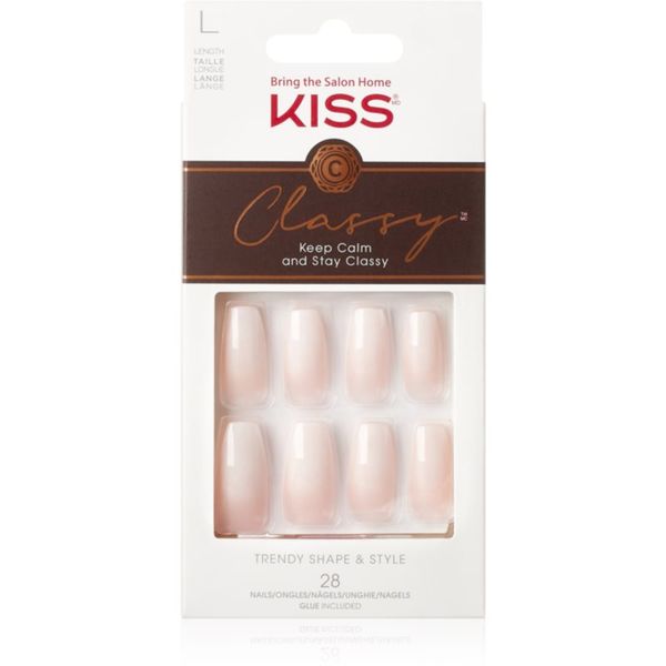 KISS KISS Classy Nails Be-you-tiful umetni nohti Long 28 kos