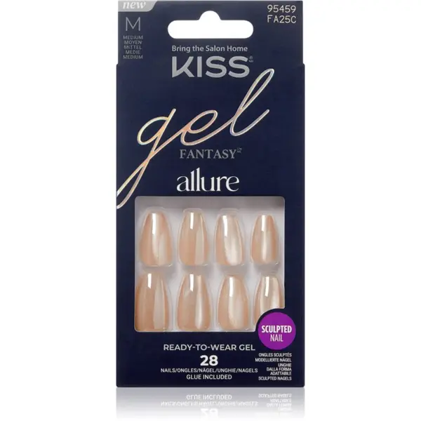 KISS KISS Gel Fantasy Allure umetni nohti MoonBeam 28 kos
