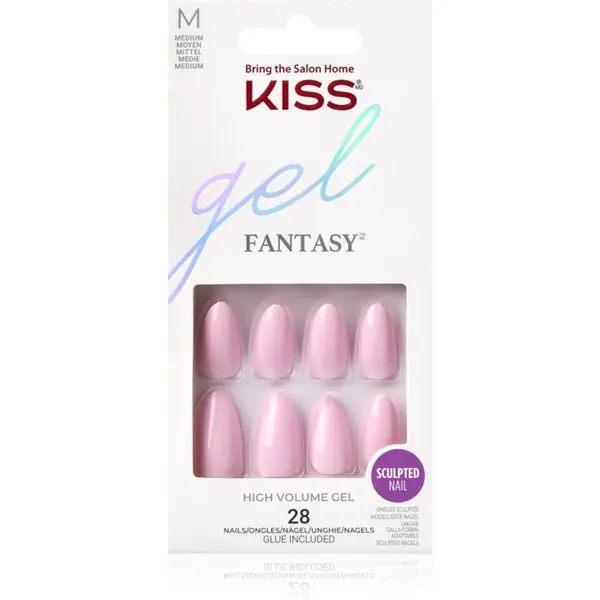 KISS KISS Gel Fantasy High Volume Gel umetni nohti No Regrets 28 kos