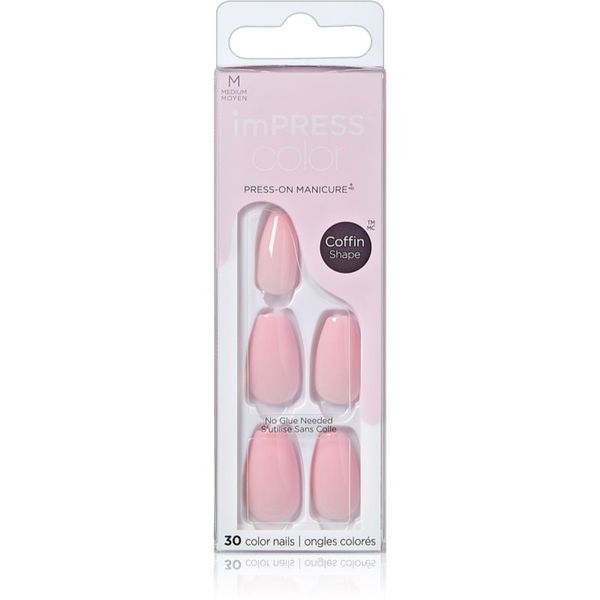 KISS KISS imPRESS Color Medium umetni nohti Pink Dream 30 kos