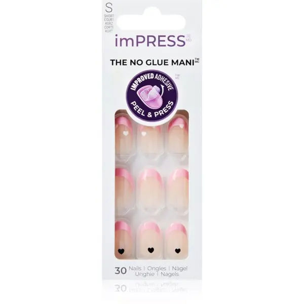 KISS KISS imPRESS The No Glue Mani umetni nohti samolepilni Ditto 30 kos