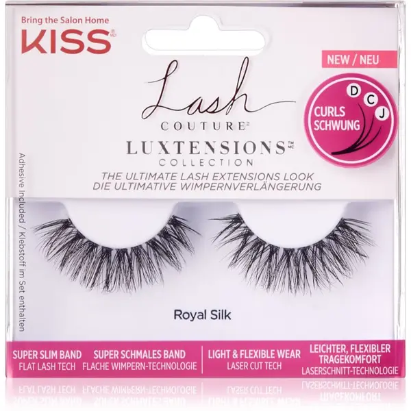 KISS KISS Lash Couture LuXtensions umetne trepalnice Royal Silk 1 par