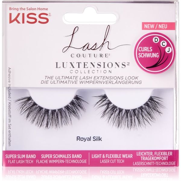 KISS KISS Lash Couture LuXtensions umetne trepalnice Royal Silk 2 kos