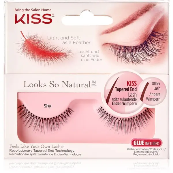 KISS KISS Look So Natural umetne trepalnice Shy 1 par