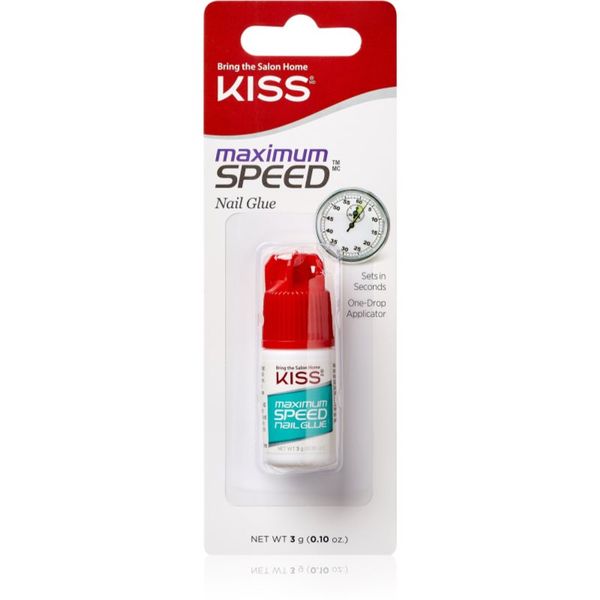KISS KISS Maximum Speed lepilo za nohte 3 g