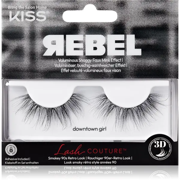 KISS KISS Rebel umetne trepalnice Downtown Girl 1 par