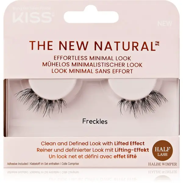 KISS KISS The New Natural Effortless Minimal Look umetne trepalnice Freckles 2 kos