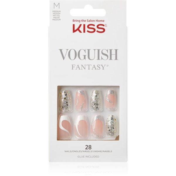 KISS KISS Voguish Fantasy Fashspiration umetni nohti medium 28 kos