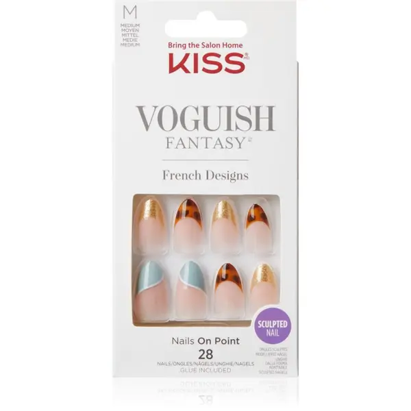 KISS KISS Voguish Fantasy Magnifique umetni nohti medium Charmante 28 kos