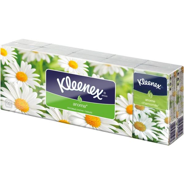 Kleenex Kleenex Aroma papirnati robčki Camomile 10x10 kos