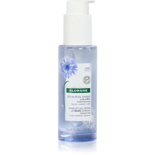 Klorane Klorane Cornflower Organic aktivni serum za posvetlitev in glajenje kože 50 ml