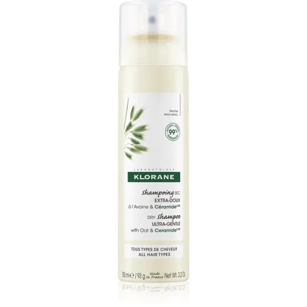 Klorane Klorane Oat blag suhi šampon s ceramidi 150 ml