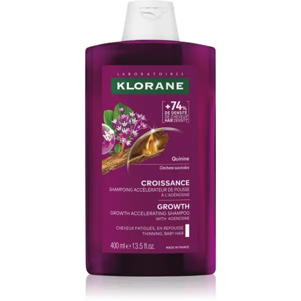 Klorane Klorane Quinine Growth Accelerating Shampoo šampon za okrepitev in rast las 400 ml