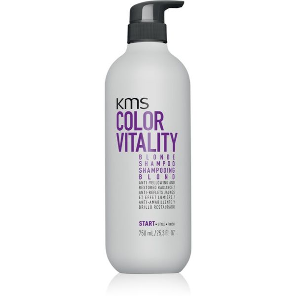 KMS KMS Color Vitality Blonde Shampoo vlažilni šampon za blond lase 750 ml