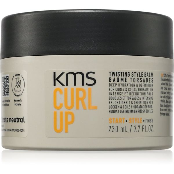 KMS KMS Curl Up Twisting Style Balm stiling krema za valovite in kodraste lase 230 ml