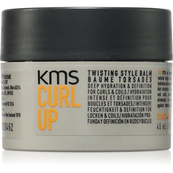 KMS KMS Curl Up Twisting Style Balm stiling krema za valovite in kodraste lase 45 ml