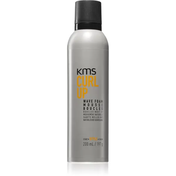 KMS KMS Curl Up Wave Foam pena za lase za definicijo kodrov 200 ml