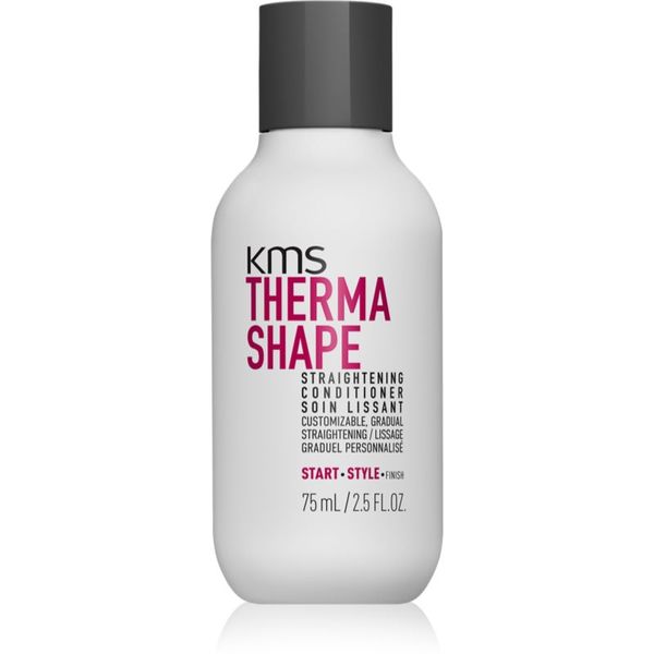 KMS KMS Thermashape Straightening Conditioner balzam za glajenje in prehrano suhih in neobvladljivih las 75 ml