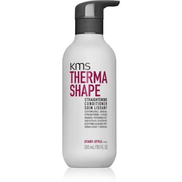 KMS KMS Thermashape Straightening Conditioner globinsko hranilni balzam za obremenjene lase 300 ml