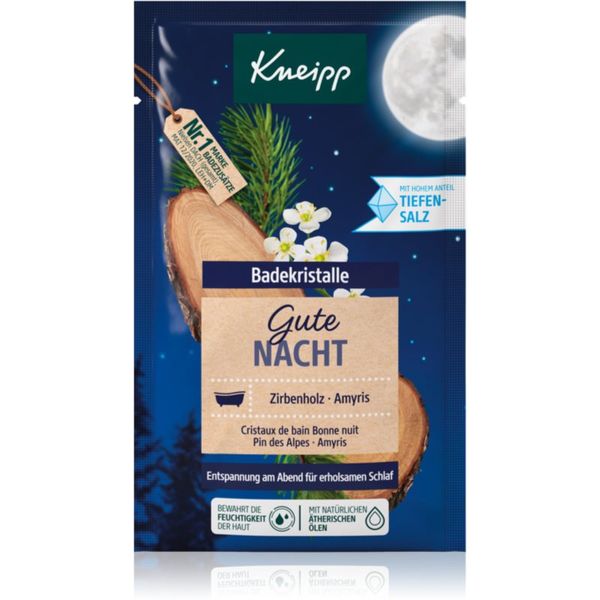 Kneipp Kneipp Good Night relaksacijska sol za kopel Swiss Stone Pine & Balsam Torchwood 60 g