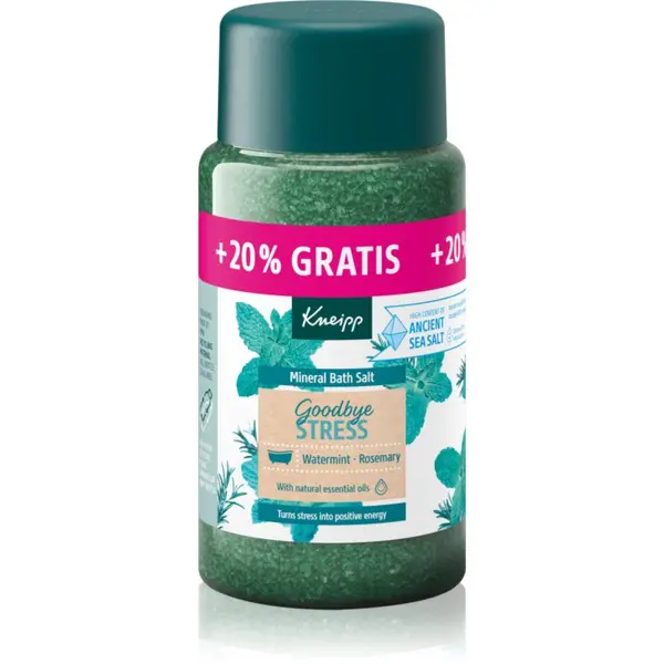 Kneipp Kneipp Goodbye Stress sol za kopel Watermint & Rosemary 600 g