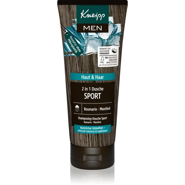 Kneipp Kneipp Men Sport šampon in gel za prhanje 2v1 za moške 200 ml